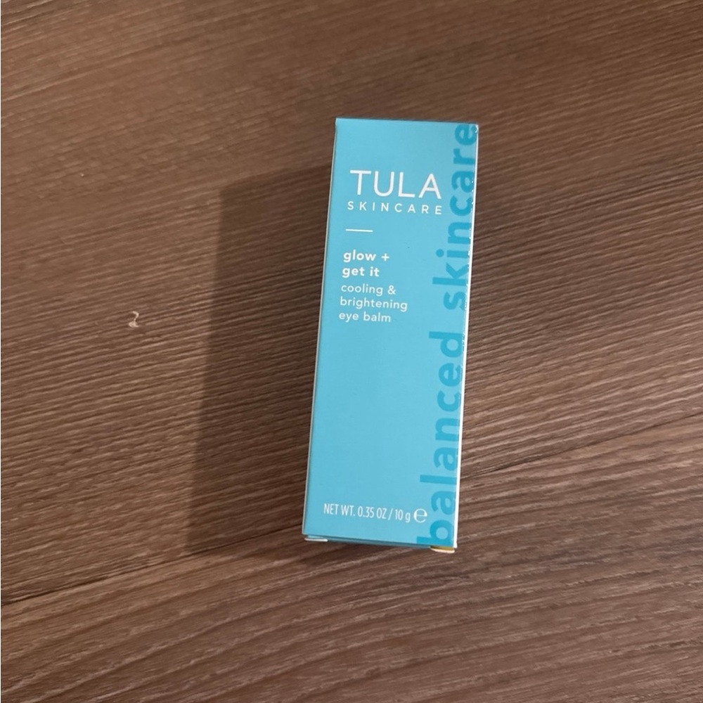 New Tula glow + get it cooling & brightening eye balm